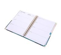ELAYARD Daily Planner Notebook with Divider Pages Coil Bound English Schedule Book for Students Office Staff and Teachers Lightweight Academic Organizer for Task and Goal Planning