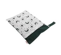 ELAYARD Diaper Bag with Double Zipper Large Capacity Hanging Stroller Organizer for Wet and Dry Storage of Soiled Clothes Wipes Swimsuits Portable Wet Dry Bag for Travel and Outdoor Use