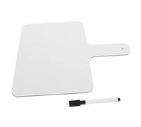 ELAYARD Double Sided Dry Erase Board Handheld Whiteboard for Writing and Scoring Portable Blank Paddle Board for Classroom Voting and Competition Use and Easy to Erase
