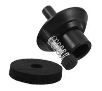 ELAYARD Drum Cymbal Felt Pads with Plastic Support Base Stable Noise-reducing Cymbal Stand Holder for Jazz Drum Kits Floor Protecting