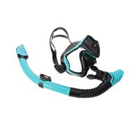 ELAYARD Dry Snorkel Set with Wide View Anti-leak Scuba Mask and Bite-resistant Breathing Tube for Snorkeling Swimming and Diving Comfortable Fit for All Levels