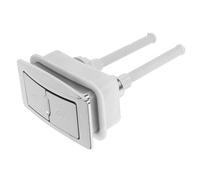 ELAYARD Dual Flush Toilet Tank Button Replacement Square Push Button for Toilet Water Tank Easy Installation Leak Design for Office and Hotel Bathrooms