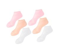 ELAYARD Elastic Silicone Foot Mask Socks for Women Moisturizing Heel Socks for Cracked Skin Repair Soft Gel Covers for Dry Feet Care at Home for Daily Use
