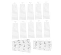 ELAYARD Empty Lotion Sample Bags 15pcs 5ml Leakproof Disposable Cosmetic Pouch with Suction Nozzle and Labels for Travel and Makeup Storage