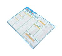 ELAYARD English Phonics Learning Poster for Educational Wall Chart with Pronunciation Rules Teaching Aid for Classroom and Home Early Language Development