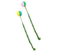 ELAYARD Ergonomic Back Scratcher 2pcs Long Plastic Back Tickle Scratch Tool for Elderly and Women Portable Body Massage Tool for Relaxation and Itch Relief