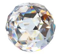 ELAYARD Faceted Glass Globe Suncatcher Ball Rainbow Prism Crystal Sphere for Window Garden Decor Clear Sparkle Rainbow Maker Paperweight Luxury Home Ornament with Premium Prism Cut