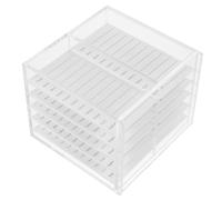 ELAYARD False Eyelash Storage Box Acrylic Eyelash Holding Container for Makeup Storage Organizer Display Case
