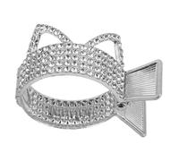 ELAYARD Fashion Cat Ear Pearl Claw Clip High Ponytail Gripper for Women Hair Styling Accessories