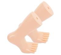 ELAYARD Female Feet Mold Toe Socks Display Model Realistic Anklet Holder for Adult Women Shoes Lightweight Foot Mannequin with Stable Base for Retail Store Showcase