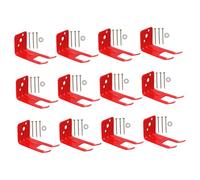 ELAYARD Fire Extinguisher Wall Bracket Mount Red Metal Holder for Secure Fire Extinguisher Hanging Space-saving Design with Firm Support Easy Installation Various Walls for Home Office