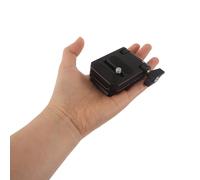 ELAYARD Foldable Aluminum Alloy Quick Release Plate Clamp with Thread for Tripod Ballhead Adapter Compatible Camera Mount Accessories for DSLR Stabilizers and Outdoor Photography