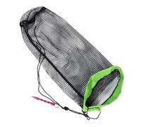 ELAYARD Foldable Nylon Mesh Fish Keeper Bag with Drawstring and Ground Stake Gentle Catch Protection Fishing Accessory for Kayak Outdoor Sports and Sustainable Releases