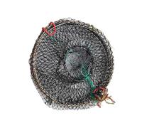 ELAYARD Foldable Portable Fishing Net Trap with Mesh for Catching Shrimp Crab Lobster Minnow and Crayfish Steel Wire Support Elastic Lightweight Design Easy Automatic Opening Mesh Cage