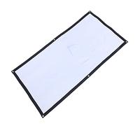 ELAYARD Foldable Projector Screen Set Durable Polyester Material Wrinkle Resistant Design for Indoor Outdoor Movie Theater Easy to Carry with Clasp for Presentations and Family Gatherings
