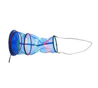 ELAYARD Foldable Three-layer Nylon Mesh Fish Protection Net Portable Small Fish Trap Fishing Gear Outdoor Ventilated Colorful Lightweight Catch Tool