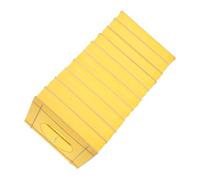 ELAYARD Foldable Yellow Paper Lantern Ceiling Lamp Cover Handmade Rectangular Chinese Paper Lampshade with Bamboo Frame Soft Light Diffuser for Home Decor Bedroom Events Compact and