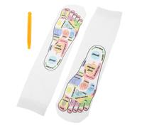 ELAYARD Foot Massage Socks Acupressure Reflexology Socks for Men and Women Five Toe Separate Relaxation and Trigger Point Massage