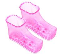 ELAYARD Foot Soak Shoes Foot Bath Soaking Tub Pedicure Boots Pink Small Size 16.5cm with Magnet for Home and Relaxation