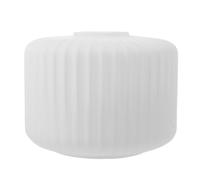 ELAYARD Frosted Globe Glass Lamp Shade Replacement with Double Hole Stripes, E14 Socket Compatible Lampshade for Decorative Table and Ceiling Lighting