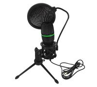 ELAYARD Gaming Microphone Omnidirectional Recording Quality Computer Condenser Mic with Noise Reduction Metal and Plastic Construction, with Bracket Random Color for Lectures and Daily Activities