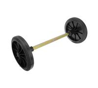 ELAYARD Garbage Can Replacement Wheel with Rubber Hollow Shaft Trash Can Wheel for Outdoor Street and Garden Bins Sturdy Metal Core Smooth Movement