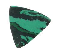 ELAYARD Green Emerald Triangle Guitar Pick Rammel Thumb Pick for Folk Guitar and Ukulele, Sturdy Musical Accessory for Fingerstyle Playing