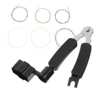 ELAYARD Guitar String Changing Kit with Winder Cutter Pin Puller for Electric Acoustic Guitars Banjos Basses Mandolins Includes Cleaning Cloth Gift for Guitarists and String Random Color