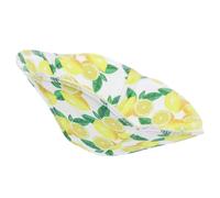 ELAYARD Heat-Resistant Insulated Microwave Bowl Holder Mat Anti-Scald Slip-Resistant Cozy for Hot Soup Bowls and Ceramic Tableware Easy-Clean Kitchen Cushion Single Lemon Color