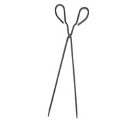 ELAYARD Heavy Duty Iron Fire Pit Tongs Extra Long Scissor Clamp for Safe Campfire and Charcoal Handling Cooking Tong Clamp for Open Fires and Garbage Collection