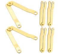 ELAYARD Heavy Duty Lid Support Hinges 6Pcs Soft Close Lid Hinges for Storage Boxes Designed for Wooden Cabinets and Boxes