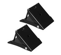 ELAYARD Heavy Duty Metal Car Wheel Chocks Triangular Anti-Skid Tire Stoppers for Secure Parking Portable Vehicle Wheel Blocks for Trucks Motorhomes Camping and Outdoor Safety