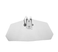 ELAYARD High-strength Acrylic Motorcycle Windshield Extension Wind Deflector Windscreen Spoiler for Enhanced Wind Protection and Durability Easy Installation for Motorbike Riders