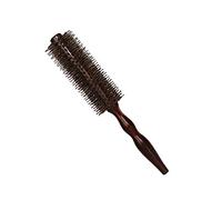 ELAYARD Home Hair Curling Comb Wooden Handle Styling Brush for Women Scalp Massage Comb for Healthy Hair Design for Creating and Volume for Daily Use