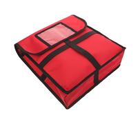 ELAYARD Insulated Large Pizza Warmer Bag with Commercial Grade Exterior Hook and Loop Closures Moisture Resistant Material Easy Labeling for Takeaway and