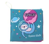 ELAYARD Interactive Crinkle Cloth Book for Newborns, Early Soft Fabric Enlightenment Book, Sturdy Sensory Learning Tool for Development and Cognitive Recognition