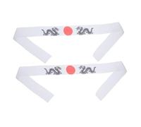 ELAYARD Japanese Headband Breathable Karate Training Headband Decorative Samurai Style for Exercise Fitness Cooking Workouts