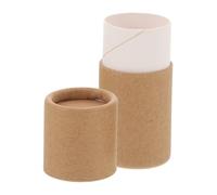 ELAYARD Kraft Paper Cylinder Tube Lid 10ml Essential Oil Container Thick Cardboard Storage Tube for Crafts Aromatherapy and Cosmetics