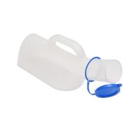 ELAYARD Large Capacity Urinal Pot 1000ml with Lid Sturdy Plastic Urine Bottle for Elderly Patients Bedridden Adults Children Night Use