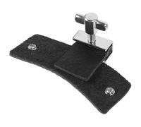 ELAYARD Leather Drum Dampening Pad Black Metal and Leather Material, Designed to Reduce Vibration and Change Frequency for Professional Drummers and Beginners for Drum Kit Practice