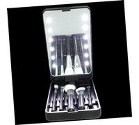 ELAYARD Led Lighted Beauty Makeup Box Makeup Storage Kit for Women Mirror Eyelash Case