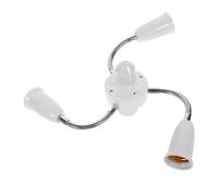 ELAYARD Light Socket Adapter with Flexible Hose Multi Plugs Converter for Directional Lighting Screw Bulb Holder for Versatile Indoor Use
