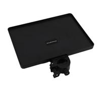 ELAYARD Live Broadcast Tripod Stand with Raised Edge Sound Card Tray Plastic Multipurpose Mic Rack Shelf for Phones and Accessories Removable Storage for Streamers and Podcasters