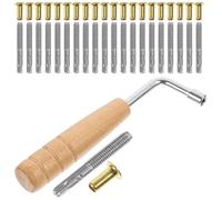 ELAYARD Lyre Harp Tuning Pins and Wrench Set for String Instrument Repair and Music Making
