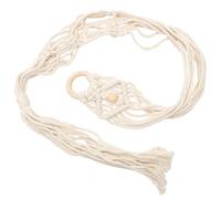 ELAYARD Macrame Woven Wall Hanger for Ukulele Guitar Hanger for Acoustic Electric Bass Classical String Instruments Ukulele Rack Display Holder