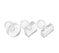 ELAYARD Makeup Efficiency Business Work Enhancing Trips and Travel Eyeshadow 3pcs Pressing Press Kit Plastic Stamper Tools round Rectangle Shapes for