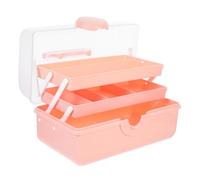 ELAYARD Makeup Organizer with Dividers Large Skincare Storage Box for Vanity Portable Makeup Storage with Lid Multifunctional Compartmentalized Design for Cosmetics and Brushes