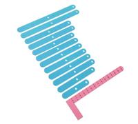 ELAYARD Math Splicing Sticks Geometric Teaching Tool with Assorted Colour Plastic Triangles and Trapezoids for School Practical Exercises Random Color