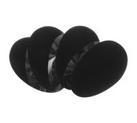 ELAYARD Men’S Push-Up Muscle Chest Pads 2 Pairs - Black Adhesive Invisible Silicone Fake Muscle Inserts for Sports, Costumes, and Daily Wear