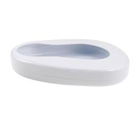 ELAYARD Metal Bed Pan for Elderly and Disabled Spill-Resistant Ergonomic Bedridden Patient Toilet for Women and Men Lightweight Portable Bedpan for Home and